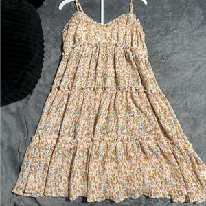 Floral Midi Dress - Multicolor